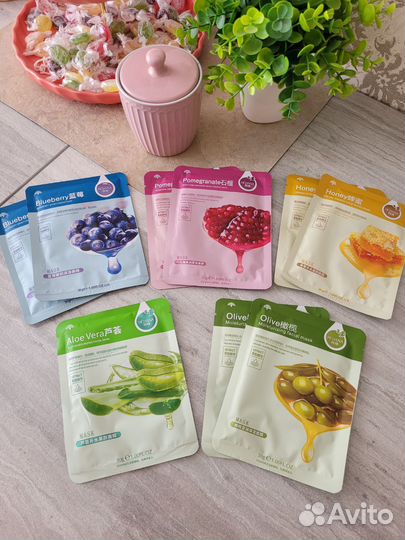 Тканевые маски для лица