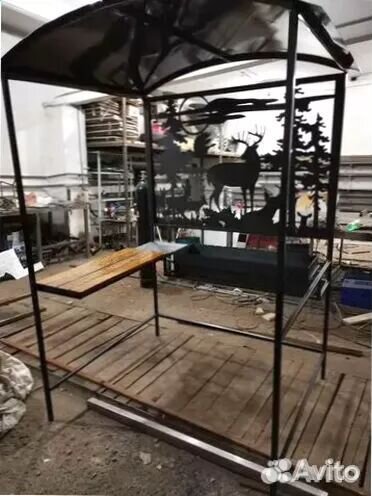 Мангал С крышей