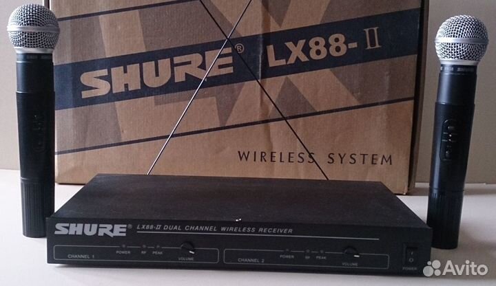 Микрофоны Shure SM58 2шт Канада Вокал Радио Pro