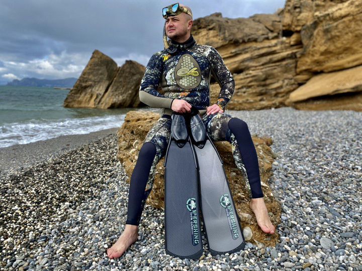 Гидрокостюм C4 Extreme Camo 6,5 мм, только куртка