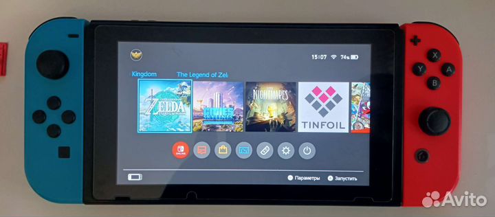 Nintendo switch 1 ревизия, прошитый