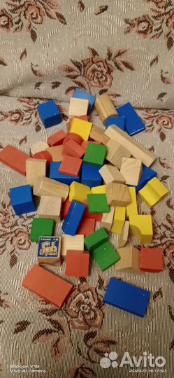 2 деревянных конструктора 64дет. и 99дет