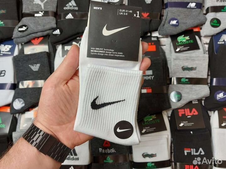 Носки Nike Adidas Puma Reebok