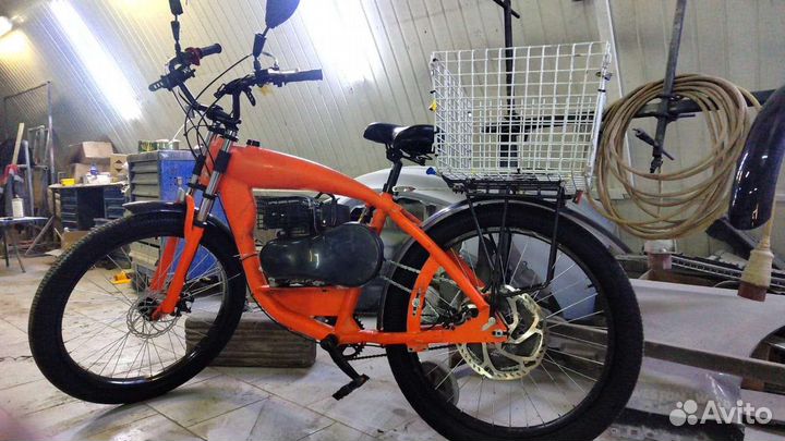Велосипед 26 Air 3.0 c фэтбайк бензин двигателем