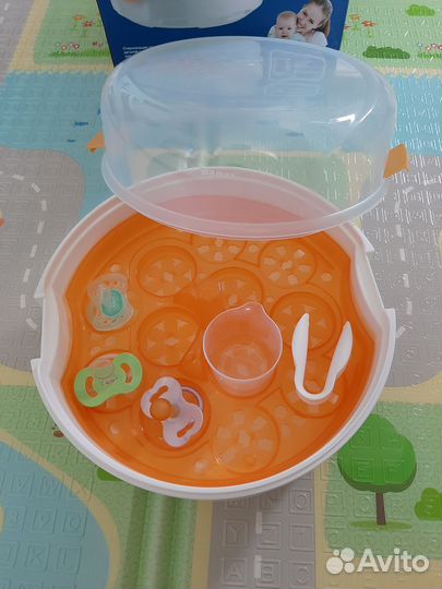 Стерилизатор для бутылочек + пустышки и ниблер