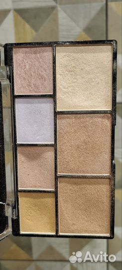 NYX Палетка хайлайтер Strobe of genious + карандаш