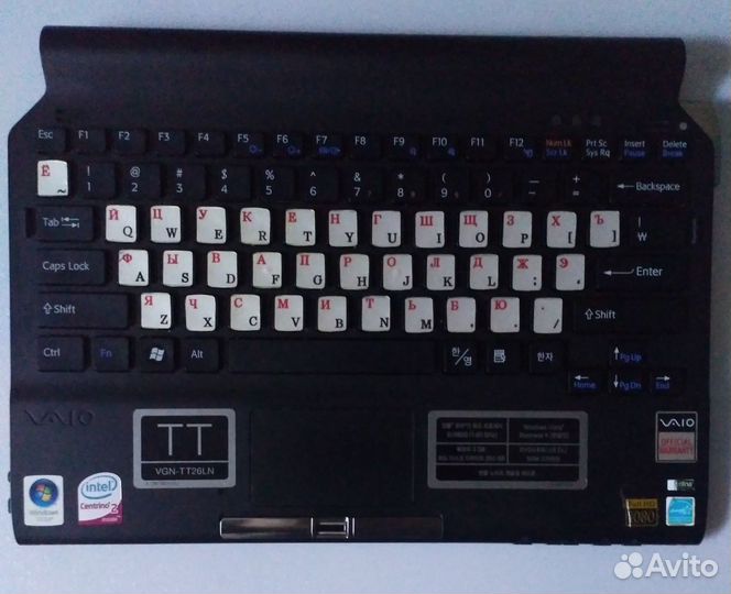 Клавиатура Sony Vaio VGN-TT