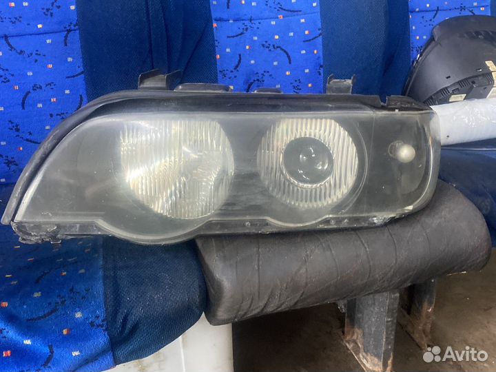 Фара левая bmw x5 е53 ксенон дорест
