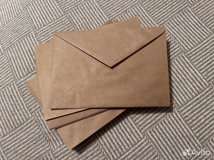 Конверт крафт 160х110мм
