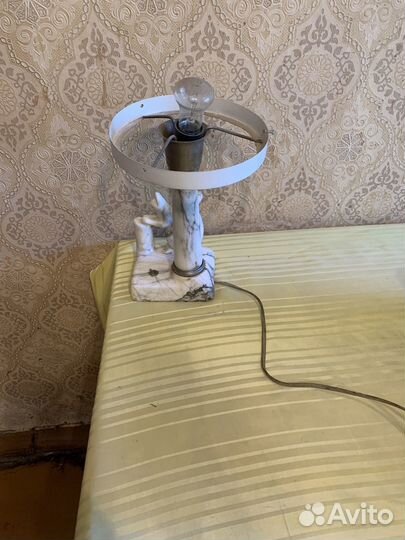 Лампа настольная мраморная СССР