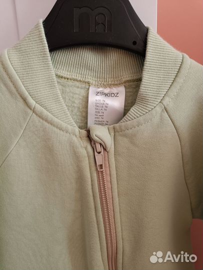 Комбинезон из футера Zipkids 80