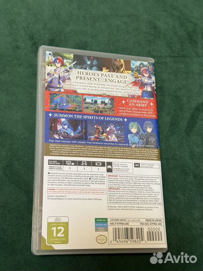 Картридж Fire emblem engage Switch