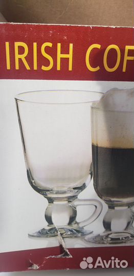 Стаканы под irish кофе в упаковке новые