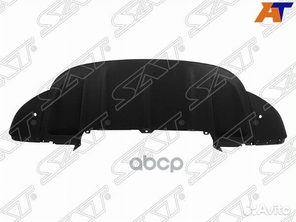 Спойлер бампера porsche cayenne 10-14 передний