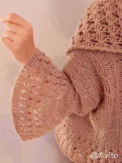 Вязанная накидка