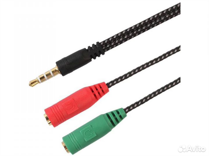 Аудио переходник разветвитель адаптер сплиттер A06