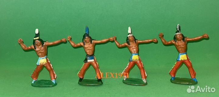 Индейцы резиновые, индейцы гдр, солдатики