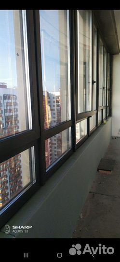 Покраска окон пвх, алюминия на объекте