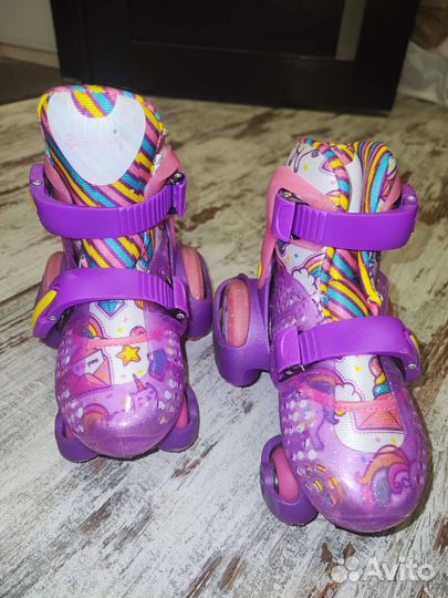 Роликовые коньки детские раздвижные