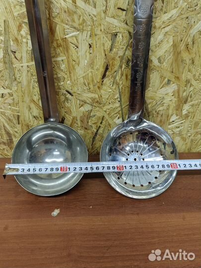 Половник и шумовка для казана