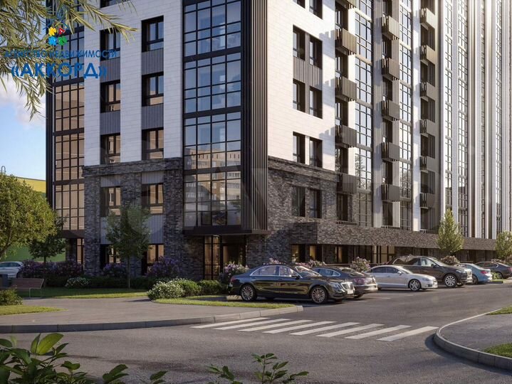 3-к. квартира, 62,6 м², 1/18 эт.