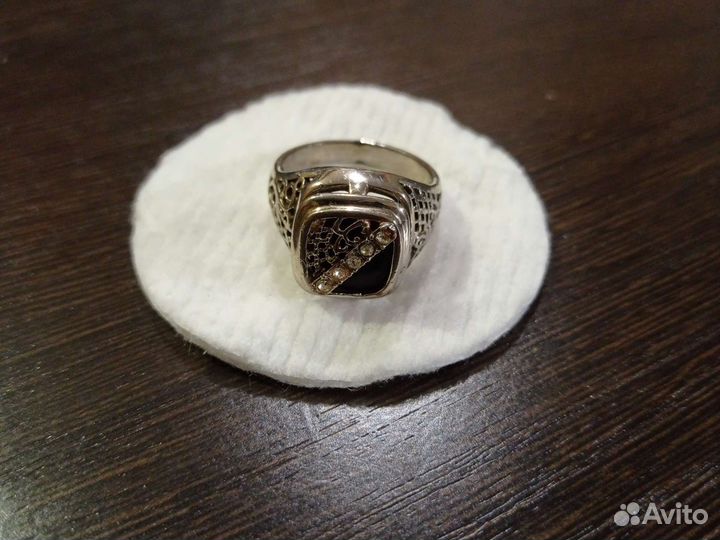 Мужская печатка серебро