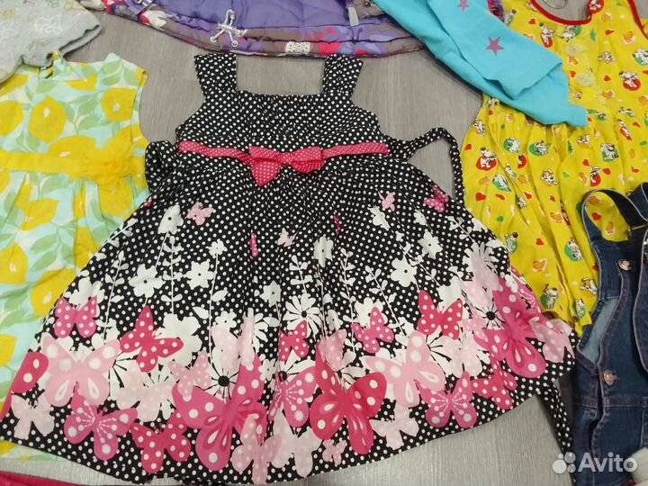 Детские вещи на девочку пакетом 92