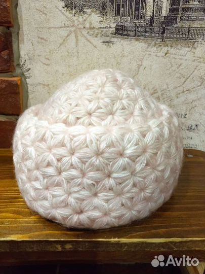 Шапка женская вязаная ручная работа