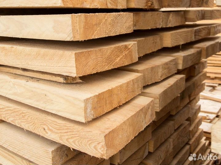 Доска обрезная 25х150х6000 ель сорт А