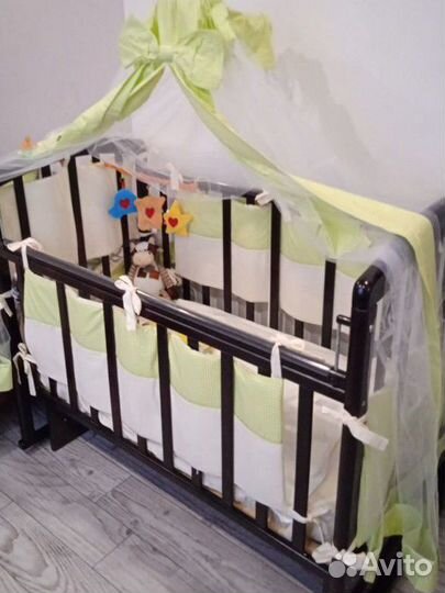 Балдахин в кроватку с держателем