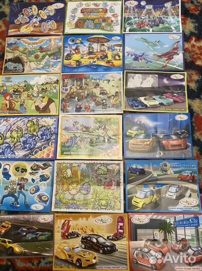 Киндер сюрприз вкладыши