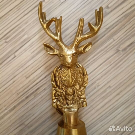 Ложка для обуви латунь