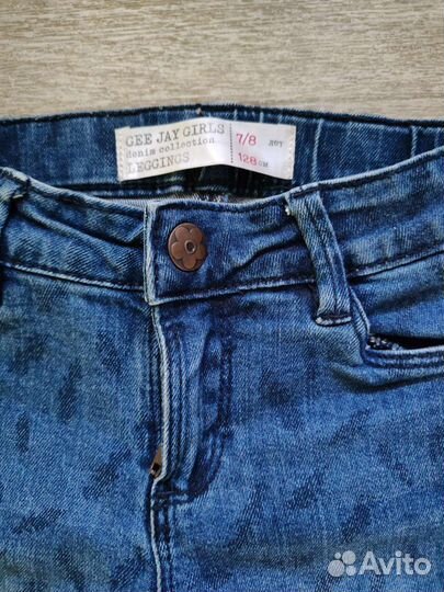 Джинсы для девочки 122-128