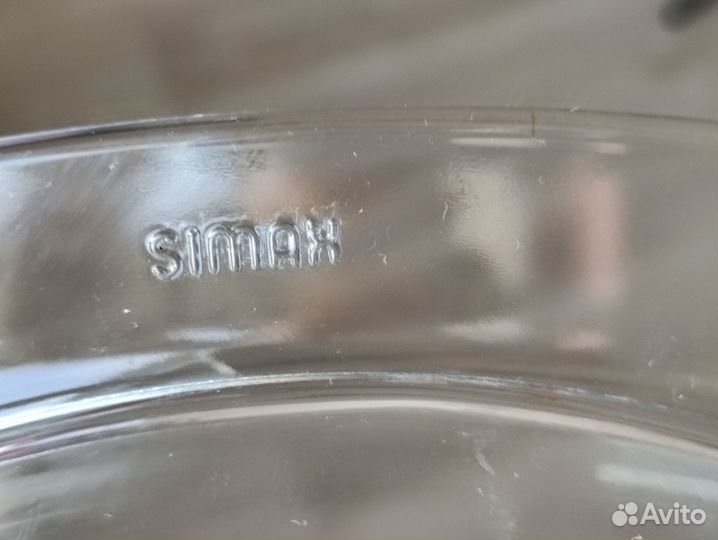 Форма стекл. для запекания с крышкой simax (Чехия)