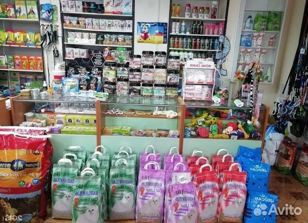 Зоомагазин в проходимом месте