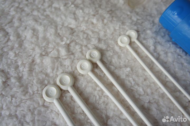 Спицы вязальные в удобной упаковке 3 пары