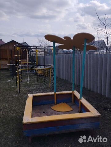 Детская песочница с крышей бу