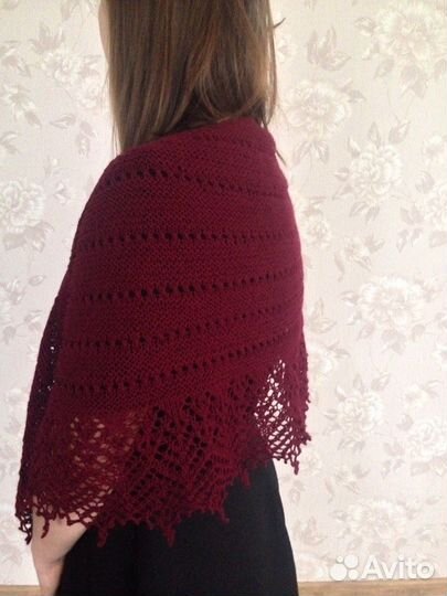 Вязаная шаль