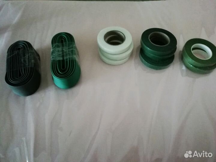 Тейп-лента и Термоусадочная лента для созд. цветов