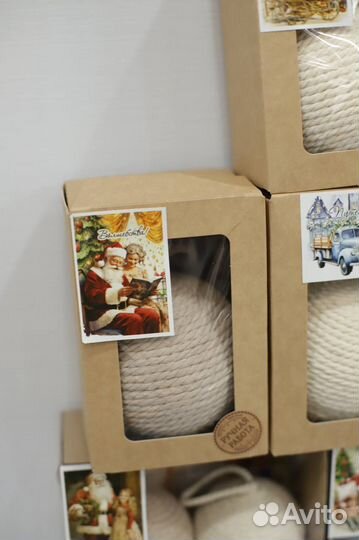 Шарики новогодние ручная работа