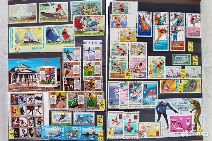 Марки Спорт. Олимпийские игры. Набор №3