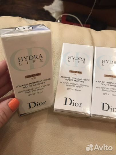Тональный вв крем dior hydra life