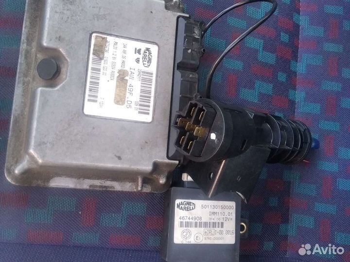 Мозги иммобилайзер и замок Фиат palio 1.2