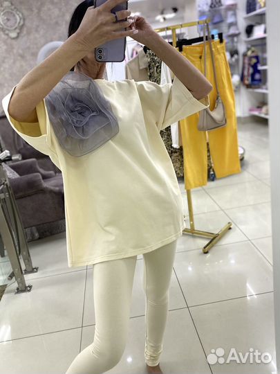 Костюм лосины и футболка