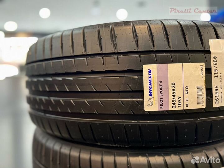 Michelin Pilot Sport 4 245/45 R20 и 285/40 R20 103Y