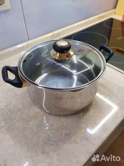 Кастрюля из нержавейки большая