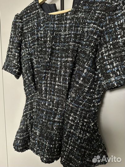 Твидовый костюм юбка+топ