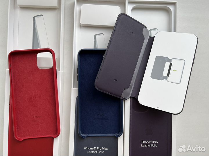Apple Leather Case iPhone 11 pro / max Оригинал
