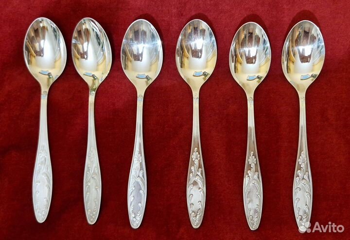 Ложки десертные мельхиор СССР