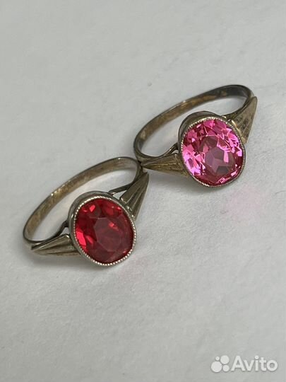 Серебряное кольцо 875 проба